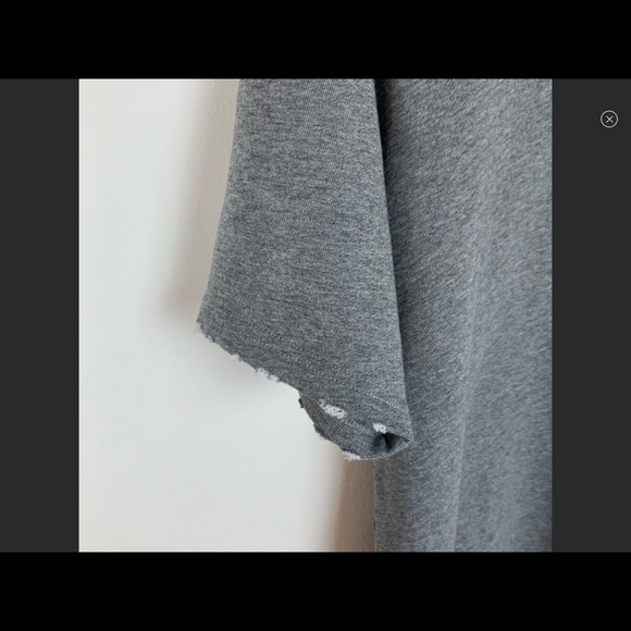 Kooples distressed short sleeve sweatshirt - Picture 4 of 6